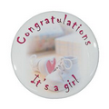 2.25" Stock Buttons (Congratulations It's A Girl)